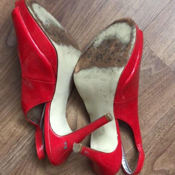 Red patent leather high heels size 8 - Picture 11 of 11